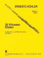Virtuosen-Etüden in allen Dur- und Moll-Tonarten für Flöte 3