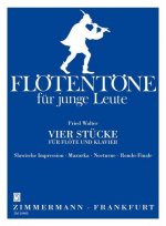 Vier Stücke für die Flöte mit Klavier