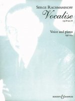 Vocalise. Hohe Singstimme und Klavier