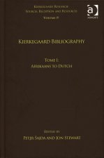 Volume 19, Tome I: Kierkegaard Bibliography