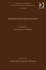 Volume 19, Tome III: Kierkegaard Bibliography