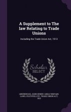 Supplement to the Law Relating to Trade Unions