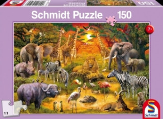 Tiere in Afrika (Kinderpuzzle)