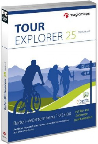 TOUR Explorer 25 Baden-Württemberg, Version 8.0, DVD-ROMs