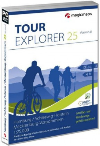 TOUR Explorer 25 Hamburg / Schleswig-Holstein / Mecklenburg-Vorpommern, Version 8.0, DVD-ROMs