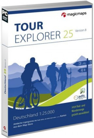 TOUR Explorer 25 Set Süd, Version 8.0, DVD-ROMs