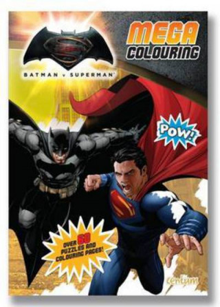 Batman vs Superman Mega Colouring Book