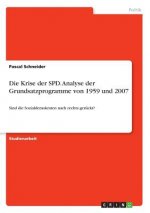 Krise der SPD. Analyse der Grundsatzprogramme von 1959 und 2007
