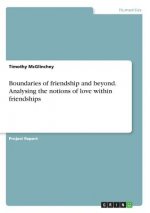 Boundaries of friendship and beyond. Analysing the notions of love within friendships