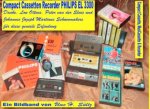 Compact Cassetten Recorder Philips EL 3300 - Danke, Lou Ottens, Johannes Jozeph Martinus Schoenmakers und Peter van der Sluis für diese geniale Erfind
