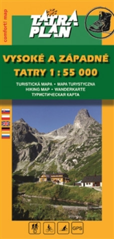 Vysoké a Západné Tatry 1:55 000