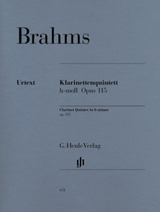 Klarinettenquintett h-moll op.115 für Klarinette, 2 Violinen, Viola und Violoncello, Partitur