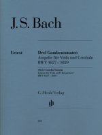 Drei Gambensonaten BWV 1027-1029, Ausgabe für Viola und Cembalo