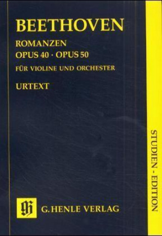 Romanzen für Violine und Orchester G-Dur op.40 und F-Dur op.50, Klavierauszug, Studien-Edition