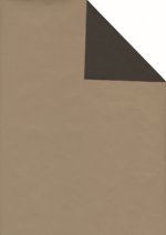 Geschenkpapier VT p-creme/braun gN, 25 Bogen (70 x 100 cm)