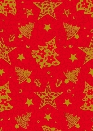 Geschenkpapier Hittisau rot gN, 25 Bogen (70 x 100 cm)