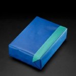 Geschenkpapier VT blau-jade we (Rolle 30 cm)