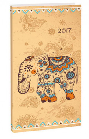 Diář A7 Elephant týdenní 2017