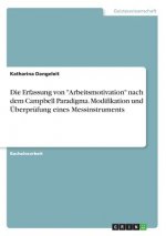 Erfassung von Arbeitsmotivation nach dem Campbell Paradigma. Modifikation und UEberprufung eines Messinstruments