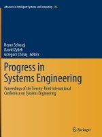 Progress in Systems Engineering