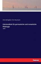 Literaturblatt fur germanische und romanische Philologie