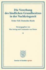 Die Vererbung des ländlichen Grundbesitzes in der Nachkriegszeit.