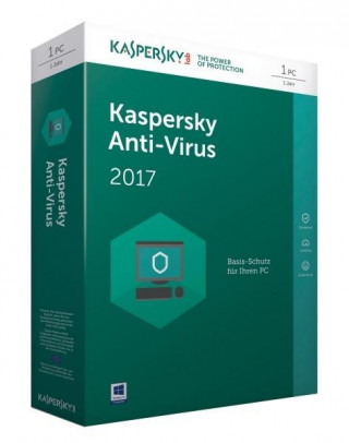 Kaspersky Anti-Virus 2017 Upgrade, 1 Code in a Box