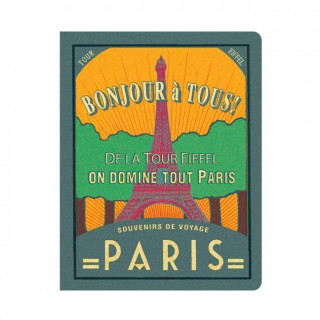Paris Stitch Lined Notebook Large: Vy6762