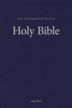 NIV, Pew and Worship Bible, Large Print, Hardcover, Blue