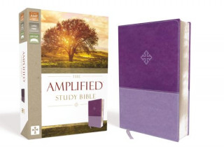 Amplified Study Bible, Leathersoft, Purple (Zondervan)(Twarda)