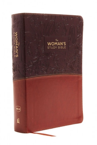 NKJV, The Woman's Study Bible, Leathersoft, Brown/Burgundy, Red Letter, Full-Color Edition