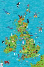 Children's Wall Map of the United Kingdom and Ireland