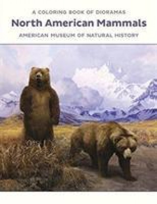 North American Mammals Dioramas Coloring Book