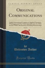 Original Communications, Vol. 19
