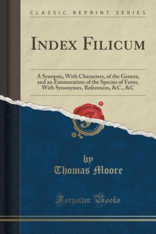 INDEX FILICUM: A SYNOPSIS, WITH CHARACTE