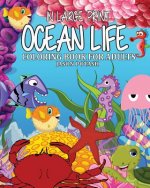 Ocean Life Coloring Book for Adults ( In Large Print )