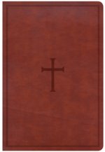 CSB Giant Print Reference Bible, Brown Leathertouch, Indexed