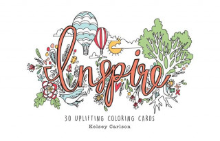Inspire: 30 Uplifting Coloring Cards