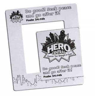 Vacation Bible School 2017 Vbs Hero Central Hero Magnetic Frame (Pkg of 12): Discover Your Strength in God!