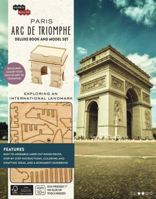 Incredibuilds: Paris: ARC de Triomphe Deluxe Model and Book Set
