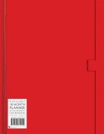 Red Large Plain & Simple 2017 Planner