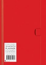 Red Standard Plain & Simple 2017 Planner