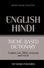 Theme-based dictionary British English-Hindi - 3000 words