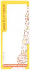 Dodo Remember Magnetic Notes and Lists Pad