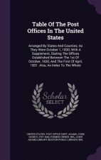 Table of the Post Offices in the United States