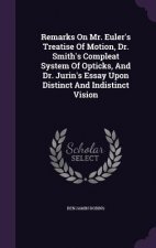 Remarks on Mr. Euler's Treatise of Motion, Dr. Smith's Compleat System of Opticks, and Dr. Jurin's Essay Upon Distinct and Indistinct Vision