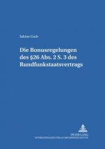 Bonusregelungen Des 26 ABS. 2 S. 3 Des Rundfunkstaatsvertrages