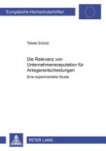 Relevanz Von Unternehmensreputation Fuer Anlegerentscheidungen
