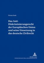 Anti-Diskriminierungsrecht Der Europaeischen Union Und Seine Umsetzung in Das Deutsche Zivilrecht