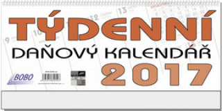 Týdenní daňový kalendář 2017 - stolní kalendář